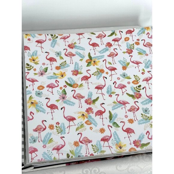 12x12 Scrapbook Album Expandable Stop & Smell The Flowers Kit My Big Ideas 10 Sh - Picture 3 of 6